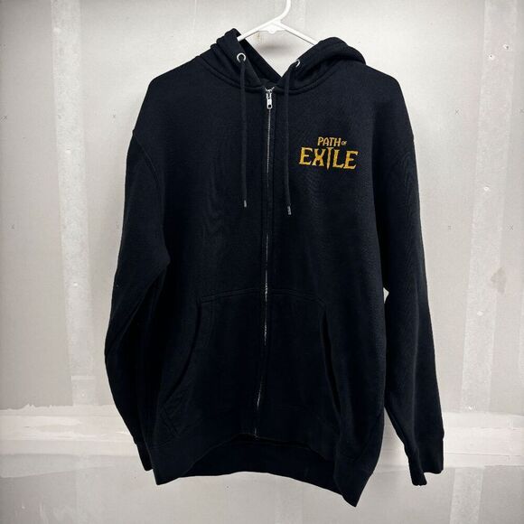 Path Of Exile Hoodie Size Large Official Merch 2024 Full Zip Hooded Fantasy EUC - Picture 1 of 5